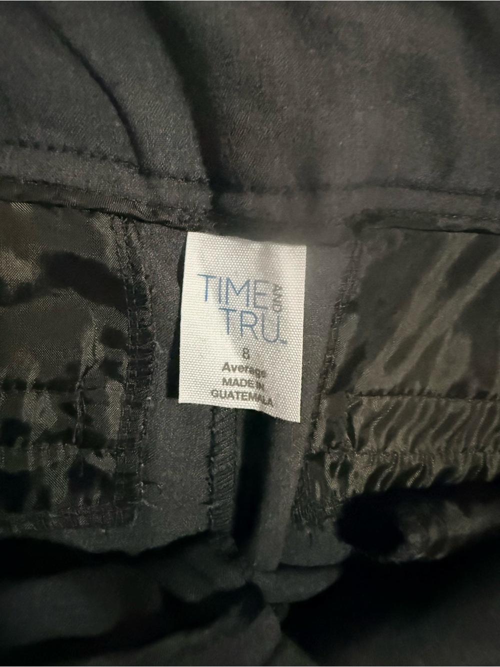 Time and Tru black flare pants in a size 8. Gray. - Picture 4 of 4